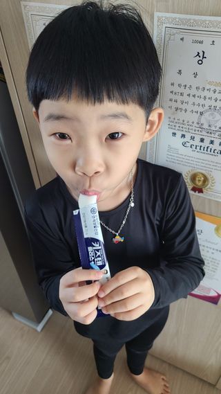 키즈텐플러스 연세 키즈텐 플러스 1개월 — 4점을 준 리뷰어가 2021년 3월 올린 사용 사진