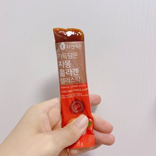 자연에온 핑크 자몽 착즙 100mL 10개입 1BOX +가 득담은 자몽 콜라겐 젤리스틱 1BOX — 5점을 준 리뷰어가 2021년 7월 올린 사용 사진