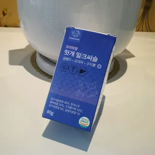 웨일섬 프리미엄 헛개 밀크씨슬 굼벵이 • 오미자 • 구지뽕 환 — 5점을 준 리뷰어가 2023년 6월 올린 사용 사진