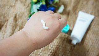 리더스코스메틱 리더스 카밍 바이오틱스 크림 마스크 — 3점을 준 리뷰어가 2021년 4월 올린 사용 사진