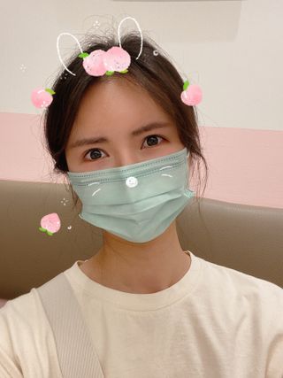 에어에이드 컬러 덴탈 마스크 — 5점을 준 리뷰어가 2021년 8월 올린 사용 사진