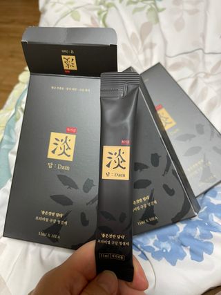 담소은 자극없는 무알콜 휴대용 한방가글 스틱 가글담 — 5점을 준 리뷰어가 2022년 8월 올린 사용 사진