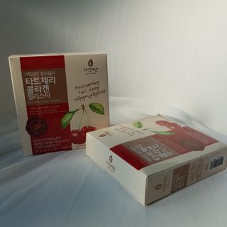 자연에온 가득담은 몽모랑시 타트체리 콜라겐 젤리스틱 — 5점을 준 리뷰어가 2021년 1월 올린 사용 사진