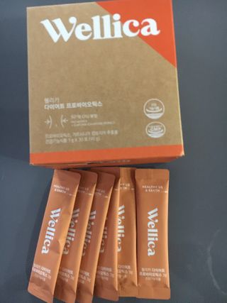 웰리카 다이어트 프로바이오틱스 — 5점을 준 리뷰어가 2021년 1월 올린 사용 사진