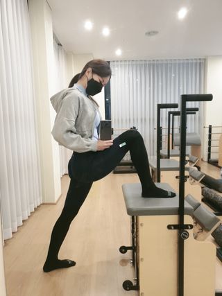 엘리제 요가 필라테스 골프 오버니삭스 — 3점을 준 리뷰어가 2022년 1월 올린 사용 사진