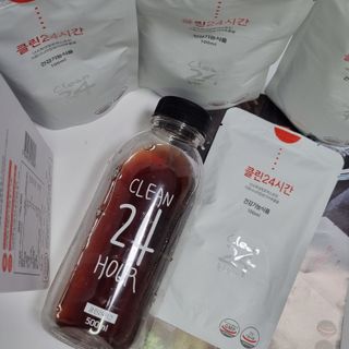 클린24시간 1BOX(5포) + 전용보틀(500ml) — 5점을 준 리뷰어가 2022년 10월 올린 사용 사진