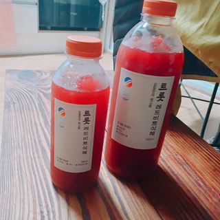 트롯전통식혜 트롯레드비트식혜 1리터 +500리터 — 5점을 준 리뷰어가 2021년 5월 올린 사용 사진
