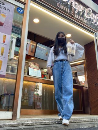 [레인드랍 커피 본점] 음료 2잔 + 디저트와플 or 샌드위치 — 5점을 준 리뷰어가 2021년 9월 올린 사용 사진