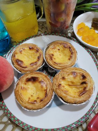 디앙뜨 포르투갈 에그타르트 오리지널 맛+패션후르츠+초콜릿타르트 맛 중 택1 — 5점을 준 리뷰어가 2021년 7월 올린 사용 사진