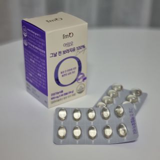 아임오 그날 전 보라지유 100퍼센트 + 아임오 유기농 순면 롱 팬티라이너 20P + 쿠폰북 — 5점을 준 리뷰어가 2021년 7월 올린 사용 사진