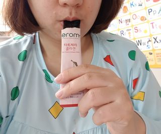 이롬 erom 타트체리 콜라겐 — 4점을 준 리뷰어가 2021년 3월 올린 사용 사진