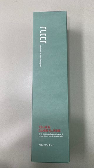 플리프 시카-알로에 카밍 올인원 200ml — 5점을 준 리뷰어가 2021년 1월 올린 사용 사진