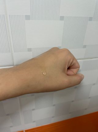 스킨큐어 산다화 순한 클렌징 동백 오일 200ml — 5점을 준 리뷰어가 2023년 8월 올린 사용 사진