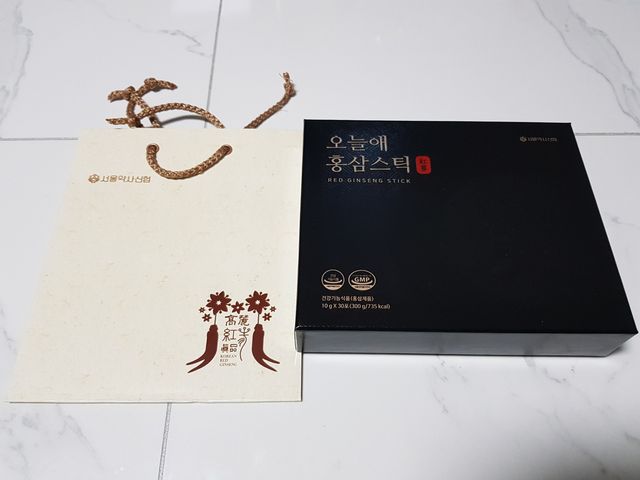 서울약사신협_오늘애홍삼스틱_10gx30포 리뷰 사진