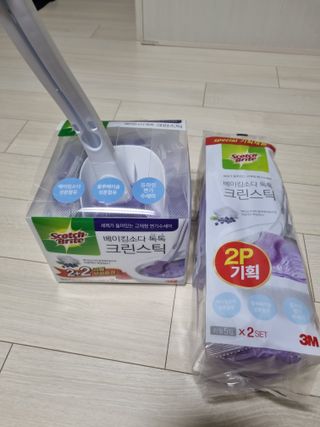 3M 스카치브라이트 크린스틱 베이킹소다 핸들 + 리필 9입 + 캐디증정 — 5점을 준 리뷰어가 2023년 9월 올린 사용 사진