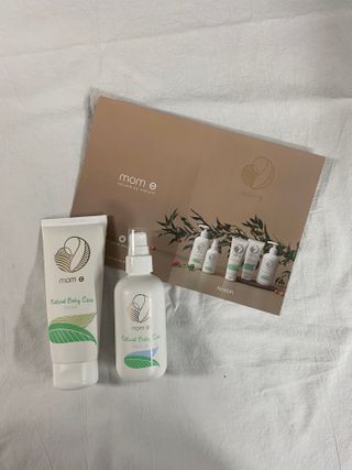mom e 맘이 내추럴 베이비 케어 크림+바디오일 — 5점을 준 리뷰어가 2021년 1월 올린 사용 사진