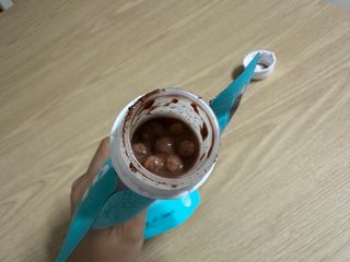 달달슬림쉐이크 구매평★달달슬림 맛있는 단백질 쉐이크 파우치 다이어트 식사대용 프로틴 파우더 보충제 — 5점을 준 리뷰어가 2025년 8월 올린 사용 사진