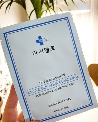닥터마시멜로 닥터마스멜로 마블러스 아쿠아 클리닉 마스크 — 5점을 준 리뷰어가 2021년 3월 올린 사용 사진