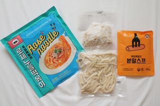 [푸딩팩토리] 로제누들떡볶이 500g / 까르보나라크림누들떡볶이 500g — 5점을 준 리뷰어가 2022년 8월 올린 사용 사진