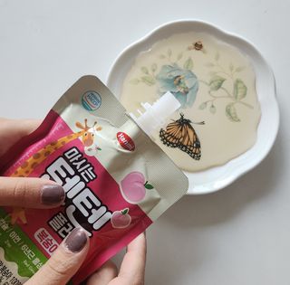 나우캠페인용 [한미사이언스] 우리 아이 튼튼, 엄마 마음 든든! 마시는텐텐 플러스 (100ml*10입) — 5점을 준 리뷰어가 2023년 12월 올린 사용 사진