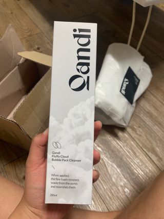 헤어플러스 콴디 플러피 클라우드 버블 팩 클렌저 — 3.5점을 준 리뷰어가 2021년 4월 올린 사용 사진