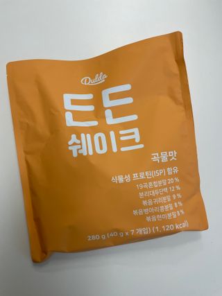 [덜다] 든든 식물성 단백질 쉐이크 40g X 7입 (곡물/딸기) — 4점을 준 리뷰어가 2023년 9월 올린 사용 사진