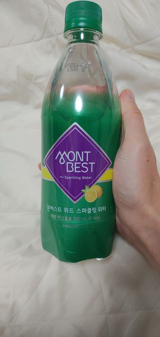 몽베스트 Montbest with Sparkling water Lemon OR Lime 20병(랜덤) — 5점을 준 리뷰어가 2021년 10월 올린 사용 사진