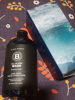 블랙페블 올인원 워시 쿨 웨이브 500ml — 5점을 준 리뷰어가 2021년 6월 올린 사용 사진