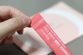 아임오 Y와이 밸런스 프로바이오틱스 30포 — 4.5점을 준 리뷰어가 2021년 9월 올린 사용 사진