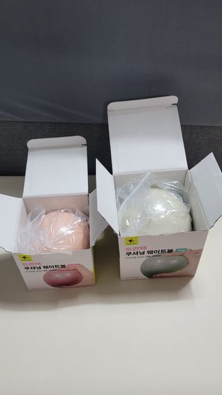 트라택 쿠셔닝 웨이트볼 0.5kg + 1kg SET — 5점을 준 리뷰어가 2022년 5월 올린 사용 사진