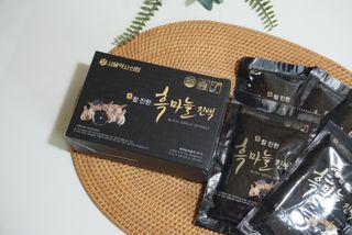 서울약사신협 약사신협_흑마늘진액_70mlx30포 — 5점을 준 리뷰어가 2021년 4월 올린 사용 사진