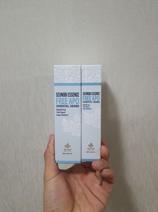 조아산코스메틱 승비 에센스 프리아포 오리엔탈 허브 크림 + 승비 에센스 프리아포 오리엔탈 허브 스킨 SET — 5점을 준 리뷰어가 2021년 11월 올린 사용 사진