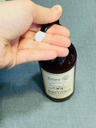 아미니 플라워테라피 바디로션  500ml 시리즈 — 4.5점을 준 리뷰어가 2021년 4월 올린 사용 사진