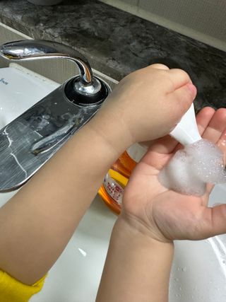오쎄 메디버블 핸드워시폼 500ml 1+1 — 4점을 준 리뷰어가 2023년 4월 올린 사용 사진