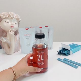클린24시간 1BOX(5포) + 전용보틀(500ml) — 5점을 준 리뷰어가 2023년 6월 올린 사용 사진