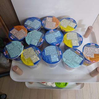 NISSIN 닛신 컵누들  4종 - 씨푸드오리지날, 씨푸드 스파이시, 씨푸드 커리, 씨푸드 XO소스 — 5점을 준 리뷰어가 2022년 2월 올린 사용 사진