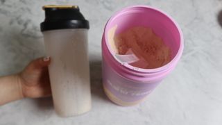 [푸름웰니스] 프로틴 다이어트 단백질 쉐이크 (750g) — 5점을 준 리뷰어가 2022년 4월 올린 사용 사진