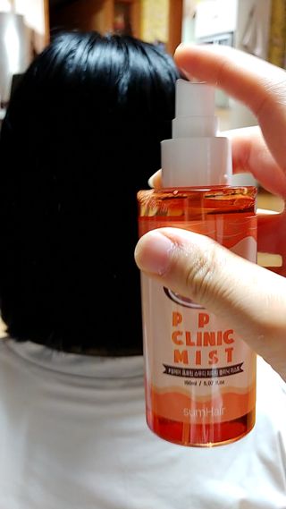 썸헤어 / SUMHAIR [썸헤어] 프로틴 스무디 클리닉 미스트 150ml — 5점을 준 리뷰어가 2021년 6월 올린 사용 사진