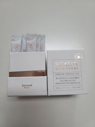 세렌디뷰티_이너뷰티 티톡스 로즈 베리 — 5점을 준 리뷰어가 2021년 3월 올린 사용 사진