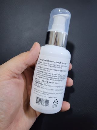 약손명가코스메틱 에오스보떼 아쿠아 모이스처라이징 워터 크림 — 5점을 준 리뷰어가 2022년 1월 올린 사용 사진