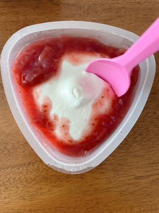 요즘 콩포트 그릭요거트 3종 세트 — 4점을 준 리뷰어가 2021년 2월 올린 사용 사진