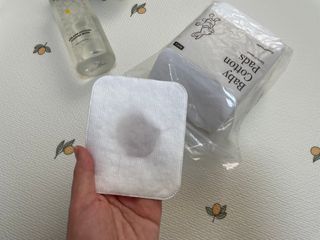 디어엘로디 프리미엄 유기농 베이비 솜티슈 40매 3 + 1 PACK — 4점을 준 리뷰어가 2021년 2월 올린 사용 사진