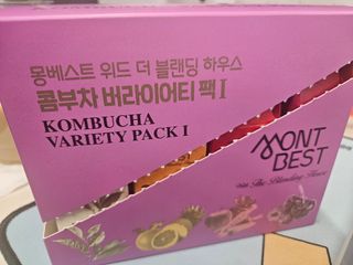 [몽베스트] 위드더 블랜딩 하우스 콤부차 _ 버라이어티팩 — 5점을 준 리뷰어가 2024년 6월 올린 사용 사진