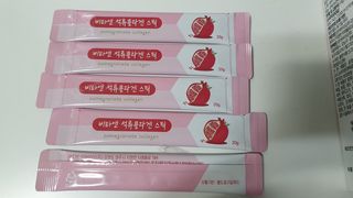 비타앤 석류콜라겐스틱 — 5점을 준 리뷰어가 2021년 5월 올린 사용 사진