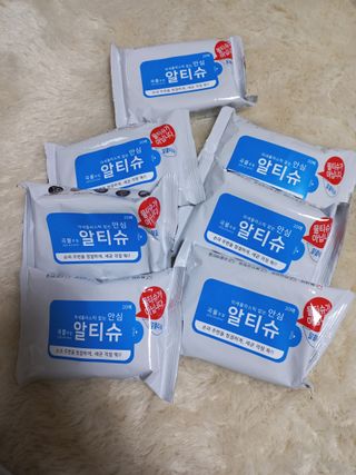 [엠메이데이] 안심 알티슈 20매 x 7 — 4점을 준 리뷰어가 2022년 1월 올린 사용 사진