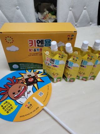 [몸엔용] 어린이, 초등학생의 영양간식 달콤 국산녹용 키엔용  80ml x 10포 — 4.5점을 준 리뷰어가 2021년 7월 올린 사용 사진