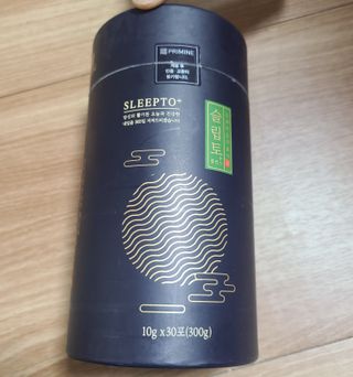 프리마인 자체 기업부설 연구소에서 찾아낸 건강한 수면의 비밀.  슬립토 플러스 30포 — 4점을 준 리뷰어가 2022년 4월 올린 사용 사진
