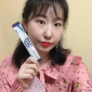 자연에온 아르긴포스 L-아르기닌 5555mg 스틱 15개입 1박스 — 4.5점을 준 리뷰어가 2021년 4월 올린 사용 사진