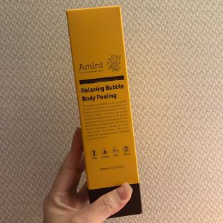아미니 릴렉싱 버블 바디 필링 — 5점을 준 리뷰어가 2021년 3월 올린 사용 사진