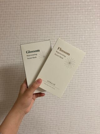 [리블로셀] 홈에스테틱 마스크팩 세트(글로썸 마스크 2매 + 플로썸 마스크 3매) — 5점을 준 리뷰어가 2022년 5월 올린 사용 사진